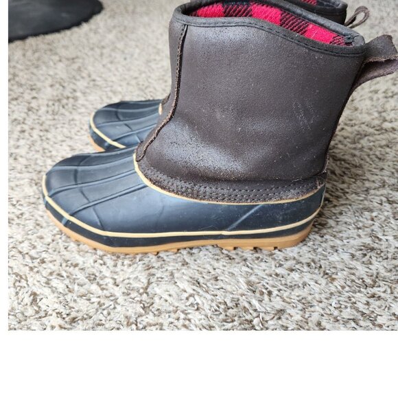 Igloo Women's 6 Snow Duck Boots Leather Slip on Hunting Thermolite‎ Waterproof - Picture 4 of 12